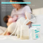 Sachet de Conservation Lait Maternel 250ML,90PCS Sachet Lait Maternel avec Zone d'Écriture,Sac Congelation Lait Maternel,Pré-Sté
