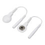 Tens Lot de 4 câbles de raccordement pour électrodes TENS, 2 mm, pour machines Tens