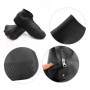1 paire de couvre-chaussures imperméables et résistants à la pluie - En silicone - Réutilisables - Antidérapants - Unisexe