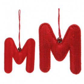 Décorations de Noël Pendentif Lettre M Textile 12,99 €