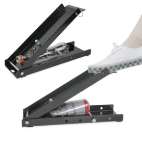 DUNTSEI Broyeur de canettes à pied pour recyclage, broyeur de canettes de bière robuste, broyeur de canettes de bière, broyeur d