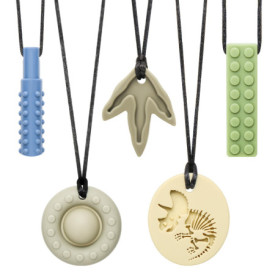 CLDY Lot de 5 Colliers Sensoriels à Mâcher