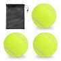 arrderly Lot de 3 balles de tennis pour enfants, balles de tennis, sports, entraînement, tennis, chien, convient pour les cours 