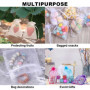 YOYEAH Lot de 200 sachets en organza 7 x 9 cm : pochettes à bijoux et cadeaux avec cordon de serrage, idéales comme sachets à bi