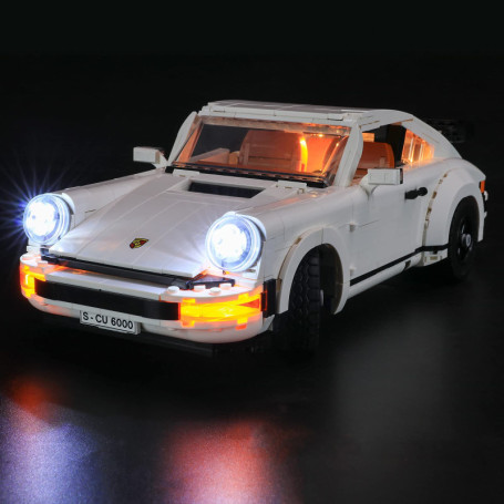 YEABRICKS LED Lumière pour Lego-10295 Creator Expert Porsche 911 Modèle de Blocs de Construction (Ensemble Lego Non Inclus)