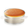 Fore Trancheur à Gâteau En Mousse, Couche Gâteau Trancheuse, Ensemble de Coupe-gâteau Réglable en Acier Inoxydable, Idéal pour C