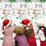 1 Pièce Nappe En Papier À Peindre Zoo, Nappe À Peindre Pour Enfants, Mariage Événement Enfant, Nappe Pour Enfants À Teindre, Nap