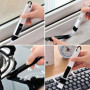 1 Brosse De Nettoyage 3 En 1, 2 Brosses Pour Crevasses, Brosse De Nettoyage Multifonctionnelle, Brosse Pour Crevasses De Fenêtre