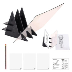 YSJCHEBS 1 Ensemble De Planche À Dessin Réfléchissante Optique Portable, Planche À Dessin Optique, Projecteur De Dessin, Project