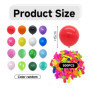EHDWXVZM 500 Ballons Colorés, Mini Ballons en Latex, Ballons Remplis d'eau, Jouets De Plage, Fournitures De Fête.