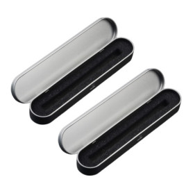 2 Pièces De Boîtier À Crayon Automatique, Boîtier À Crayon, Coque À Broches En Métal, Boîte D'Emballage À Stylo, Coque À Broches