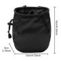 FUZVOL Sac de magnésium noir pour escalade avec ceinture réglable et cordon de serrage. Peut être suspendu à la taille pour l'es