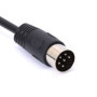 Câble adaptateur DIN 6 broches mâle vers mâle 6 broches MIDI pour synthétiseur, microphone, clavier, instrument et studio de mus