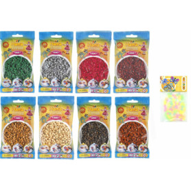 Ensembles de perles thermocollantes Hama midi 5MM en différentes versions - Marque : Hama - 15 pièces - Plastique - Ronde - Perl