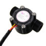 Capteur de débit d'eau Youmile 2Pack 1-30L / min 1/2 "Contrôle du débitmètre commutateur G1 / 2 Compteur 1-30L / min mètre pour 