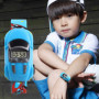 TONSHEN Enfants Montre Garçon Cartoon LED Électronique Digitale Plastique Caisse ER Caoutchouc Ruban Montres Bracelet (Bleu Clai