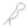 50pcs 18mm R Type Goupille À Goupille Clips Zingué Clips de Retenue Pinces À Ressort Épingle À Cheveux Galvanisé de fer pour Séc