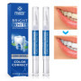 2 Pièces Stylo de blanchiment des dents, Stylo de blanchiment des dents blanc, Nettoyer la Saleté Dentaire élimine Les Taches & 