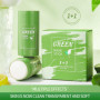 2 Pièces Green Mask Stick Masque Visage,Bâton de Masque Au Thé Vert,Green Stick Mask, Hydratant Efficace,Soins de la Peau Pour H