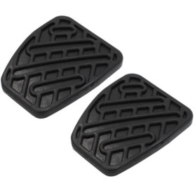 BIAREN Lot de 2 plaquettes de pédale de frein et d'embrayage en caoutchouc pour Nissan Qashqai 2007-2020 (véhicules manuels) 465