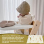 WANDGU Coussin Chaise Haute Bebe: Coussin pour Chaise Haute Tripp Trapp Stokke avec un Joli Motif pour un Nettoyage Facile Détac