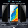 Vuciya Lot de 2 Protection Écran Anti-Espion pour Huawei P30 lite Verre Trempé Lot de 2 Protecteur d''Objectif de Caméra 9H Dure