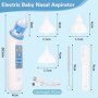 Mouche Bebe Electrique | Mouche Bébé Électrique, Aspirateur Nasal Bebe Electrique avec 3 Embouts En Silicone Souple, 5 Niveaux D