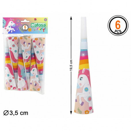 Trompette Multicouleur Licorne 6 Unités 13,99 €