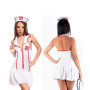 AISOO Sexy Nurse Fancy Dress Naughty Costume Womens Ladies Lingerie Hem Do Dress Party Play Dressing up Complete Outfit Vêtement