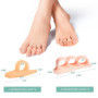 Welnove Hammertoe Correcteur d'orteils en gel – 8 coussinets de soutien d'orteils – Réalignent les orteils, courbés, bouclés, gr