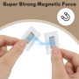 20Pcs Aimant a Coudre, Bouton Pression Magnétique a Coudre avec Sac en PVC, Accessoire de Couture, pour Rideau, Vêtements, Sacs 