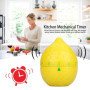 Minuteur de Cuisine en Forme de Citron Nouveauté Mignon Minuterie de Cuisine Minuterie Manuelle Rotation Minuterie Outil de Cuis