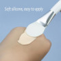 2 Lot de Pinceaux Masque Facial en Silicone À Double Extrémité, Pinceau Masque Silicone Souple, Pinceau de Beauté en Silicone, A