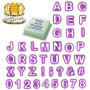 40 Pièces L'alphabet Fondant Moule, Emporte Piece Lettre Alphabet, Alphabet Nombre Fondant Cutter, Plastique Emporte Piece Patis