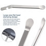 3pcs Levier de Pneu de Vélo Cuillère de Leviers de Pneu Acier Inoxydable Démonte Pneu de Vélo Métal Levier Démonte-Pneu Pelle Ti