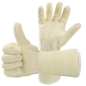 1 Paire Gants de Barbecue Gant Anti-Chaleur Taille Universelle Grill - Gants de Cuisines Résiste Jusqu'à 500°C Gants de Four pou