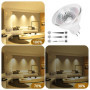 Ampoules Halogènes MR16 GU5.3 12V 35W Pack de 6, Haute Luminosité, Longue Durée, Économie d’Énergie, Lampe Halogène à Haute Temp
