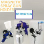 Support magnétique pour pistolet à peinture avec base anti-rayures - L'aimant est assez puissant pour tenir un pistolet à peintu