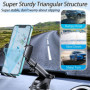 MOSOTECH Support Téléphone Voiture, Porte Téléphone Voiture Ventouse pour Tableau de Bord Pare-Brise, Réglable Support Rotation 