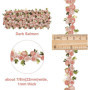 GIUSOBG 15 Verges 2cm Fleur Dentelle de Couture Rose Ruban Fleur Bordures en Tissu Applique à Coudre Broderie Ruban Décoratif po