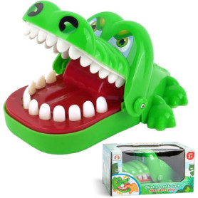 Wekuw Crocodile Jeu de Société Crocodile Toy Classic Bouche Dentiste Morsure Doigts Famille Enfants Enfants Action Compétence Je