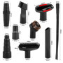 9 Pièces Accessoires pour Aspirateur，Embout Aspirateur - Brosse Aspirateur Universel，pour Meubles Brosse Aspirateur Accessoires，