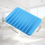 4pcs Porte Savon,Support Savon， Silicone avec Drain de vidage，Porte Savon Douche，Plateau à Savon,pour Salle de Bain Cuisine Comp