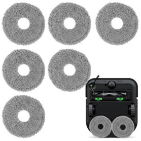 Figarge Ecovacs Deebot t20 Omni Lot de 6 chiffons de nettoyage interchangeables compatibles avec Ecovacs Deebot t20 Omni