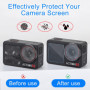 NXPUXP Film de Protection D'écran pour Dji Osmo Action5 Pro,Film de Protection en Verre Trempé+Cache D'objectif Pour Dji Osmo Ac