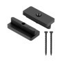 QWORK® 200pcs Clips de fixation en plastique haute densité pourlame terrasse composite - 5 mm Entretoises cachées avec vis