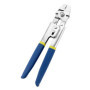 QWORK® Pince à sertir les câbles en acier inoxydable, pour sertir câbles métalliques, jusqu'à 2.2 mm, avec poignées antidérapant