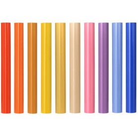 QWORK® 10 Pièces Vinyle thermocollant Textile, 30,5 x 25,4 cm Papier Transfert pour Textile, pour vêtements, Pantalons, Autres T