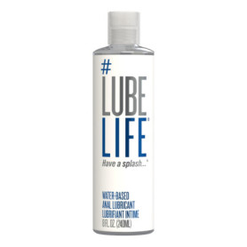LubeLife Lubrifiant anal à base d'eau pour hommes, femmes et couples – Lubrifiant personnel sans danger pour l'ingestion, compat
