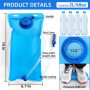 Vessie d'hydratation extérieure, poche à eau de 2 L pour sac à dos de randonnée, sac de rangement étanche pour vélo, randonnée, 